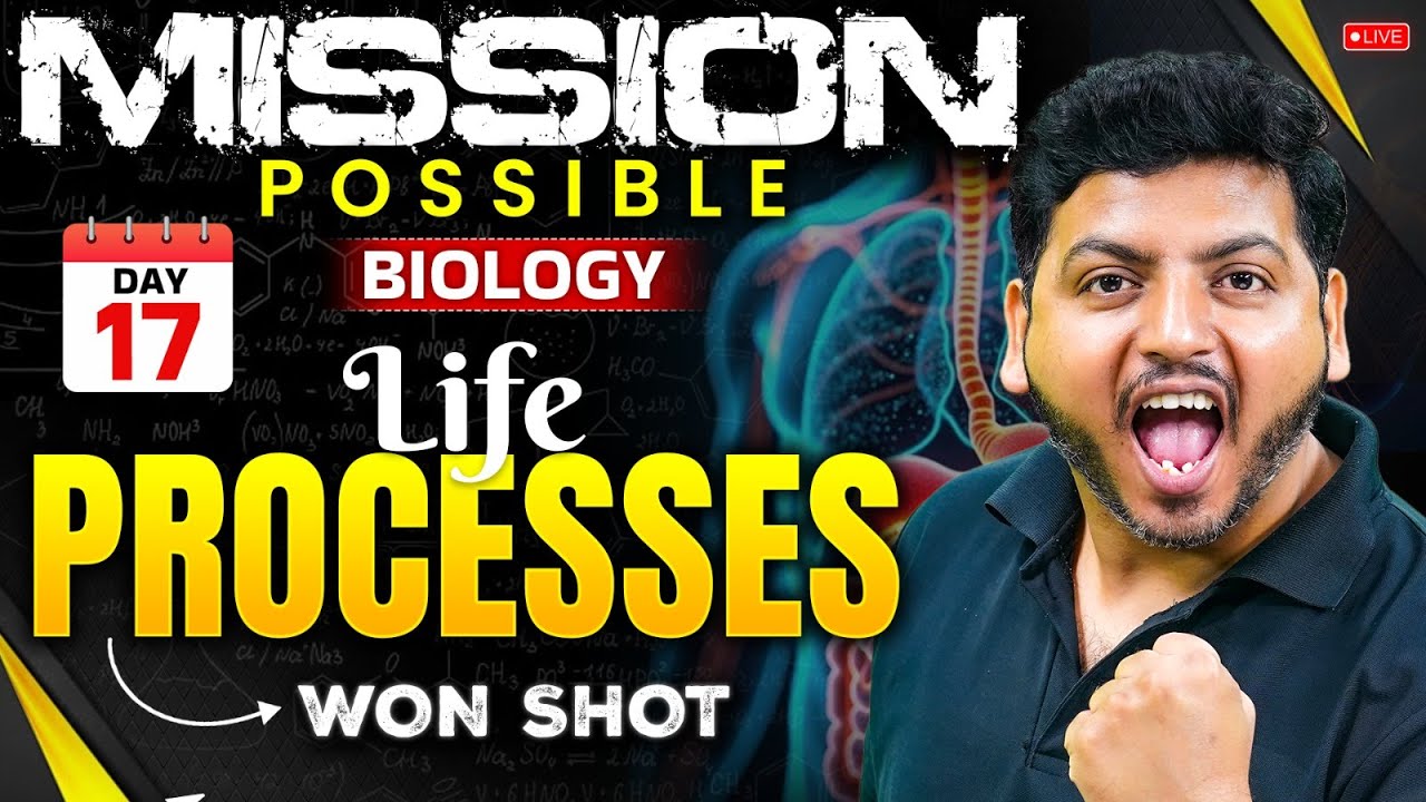 Mission Possible | Life Processes Won SHOT | Biology By Raghvendra Sir