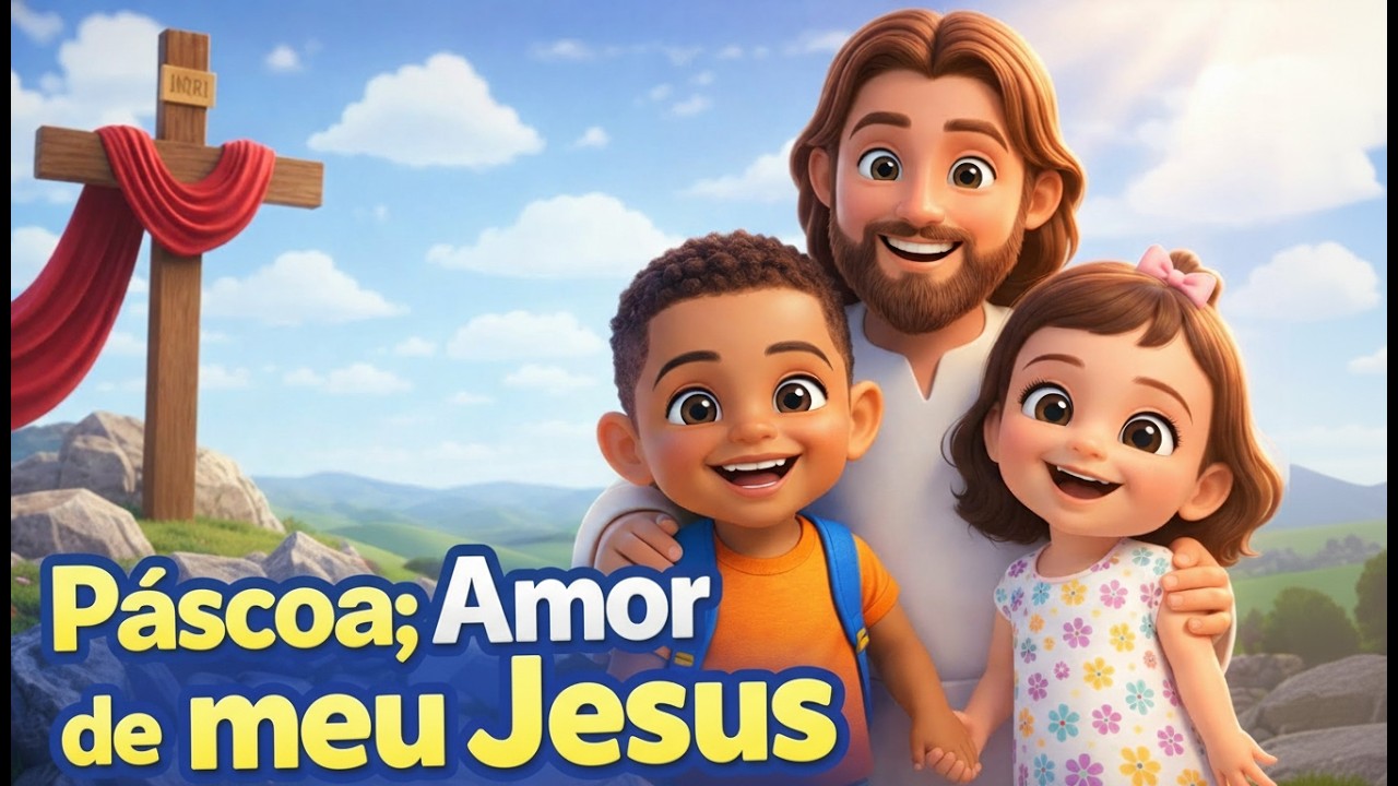 P&Aacute;SCOA &ndash; O AMOR DE JESUS (Cover Infantil &bull; Vers&atilde;o Adaptada ) 3 PALAVRINHAS