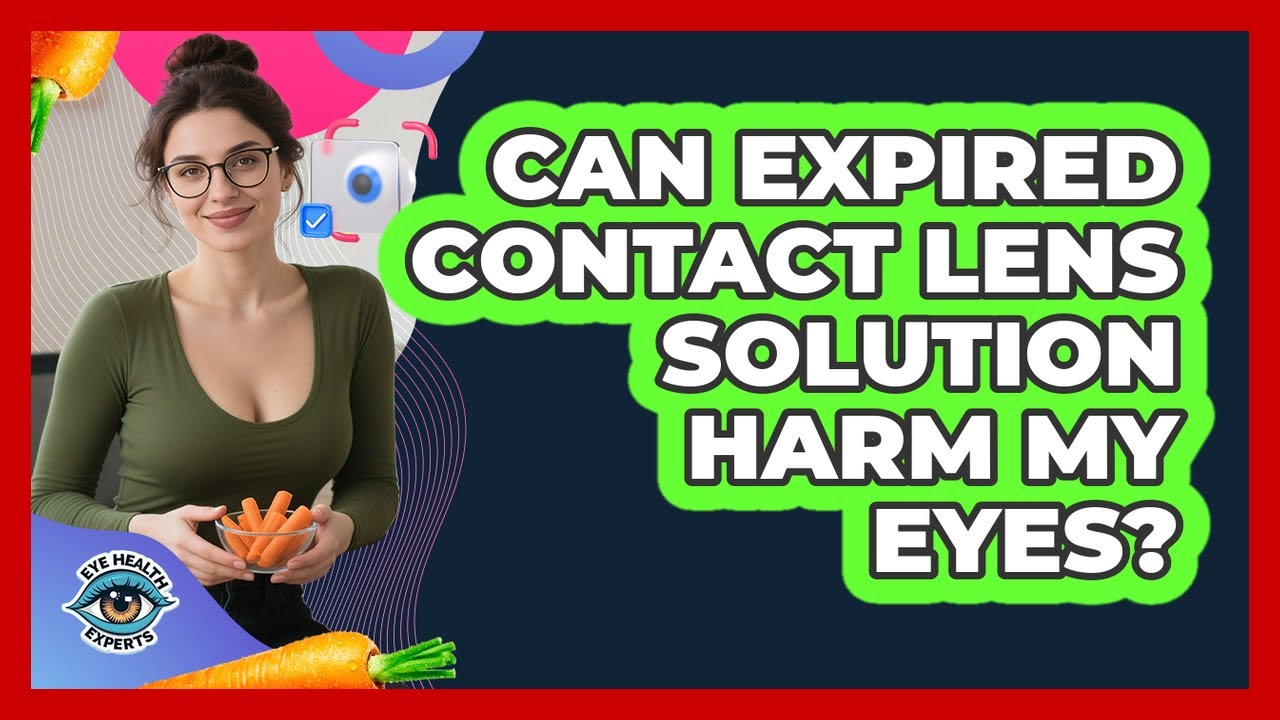 Can expired contact lens solution harm my eyes?
