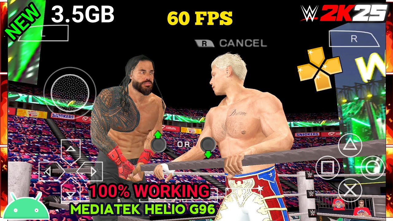 WWE 2K25 PSP Road To WrestleMania Cody Rhodes “FINISH YOUR STORY” Android Gameplay 