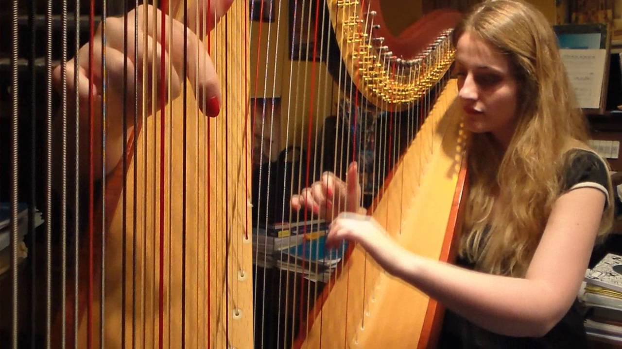 The Avengers Main Theme (Harp Cover)