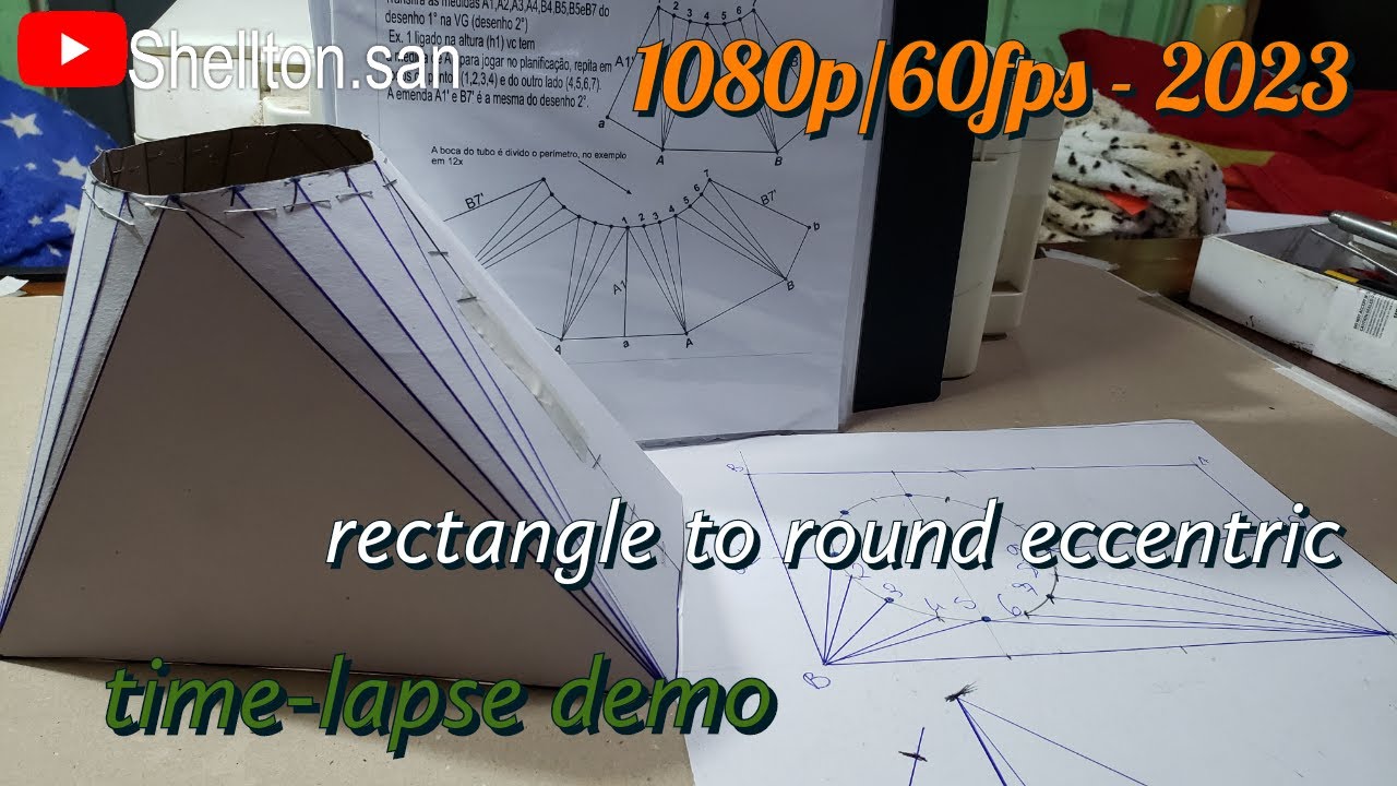 layout development From Rectangle to Round - Expert Tips for Sheet Metal Fabrication! time lapse