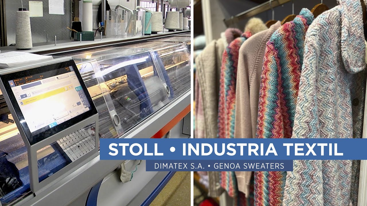 Industria Textil. Beneficios de la tecnología STOLL en maquinaria para la producción textil.