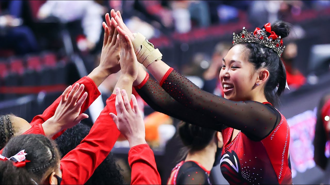 Belle Huang Is a Master of Microbial Biology, Balance Beam