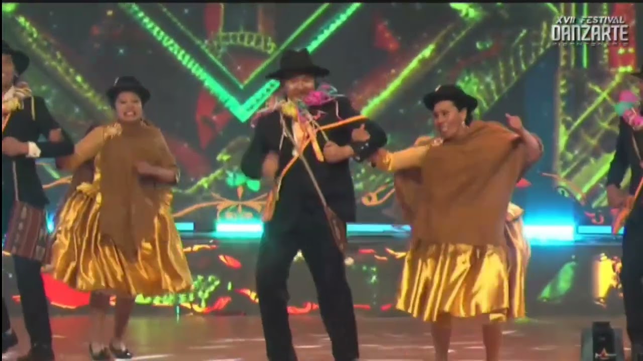 Academia de Danzas Brilla Bolivia en Danzarte 2025- huaycheños elenco mayores