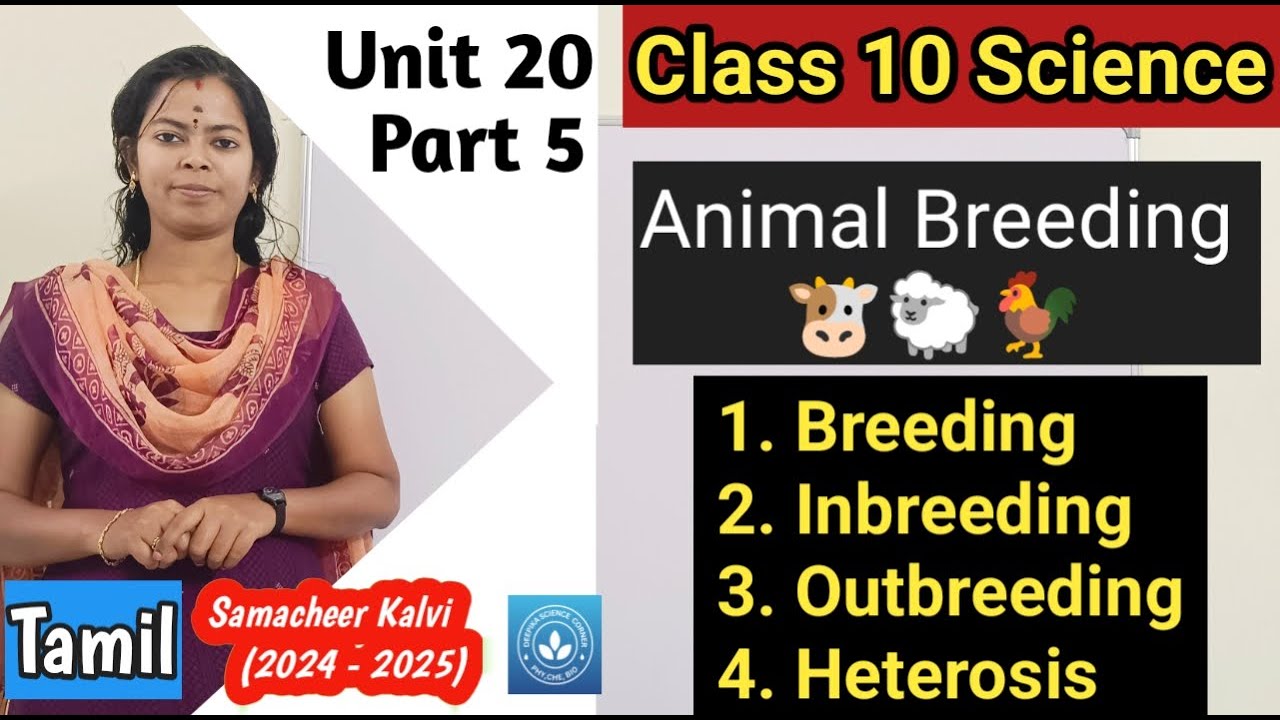 Animal Breeding| Class 10 Science Unit 20 Breeding and Biotechnology