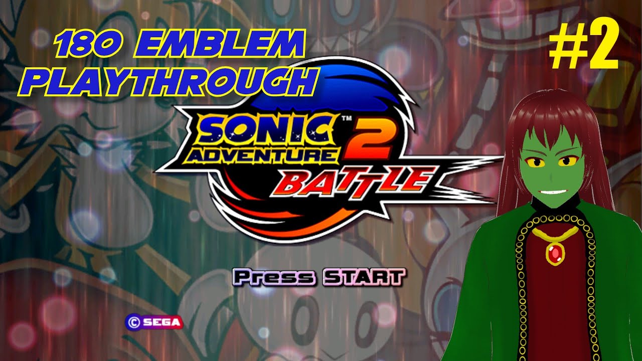Sonic Adventure 2 Battle 180 Emblem Challenge stream 2: the fake emerald EXPLODES!?