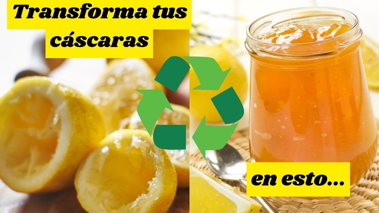 🟡MERMELADA de LIMÓN CASERA❌NO TIRES la cáscara del LIMÓN❗🍋 Receta Fácil y Rápida #limon  #mermeladas