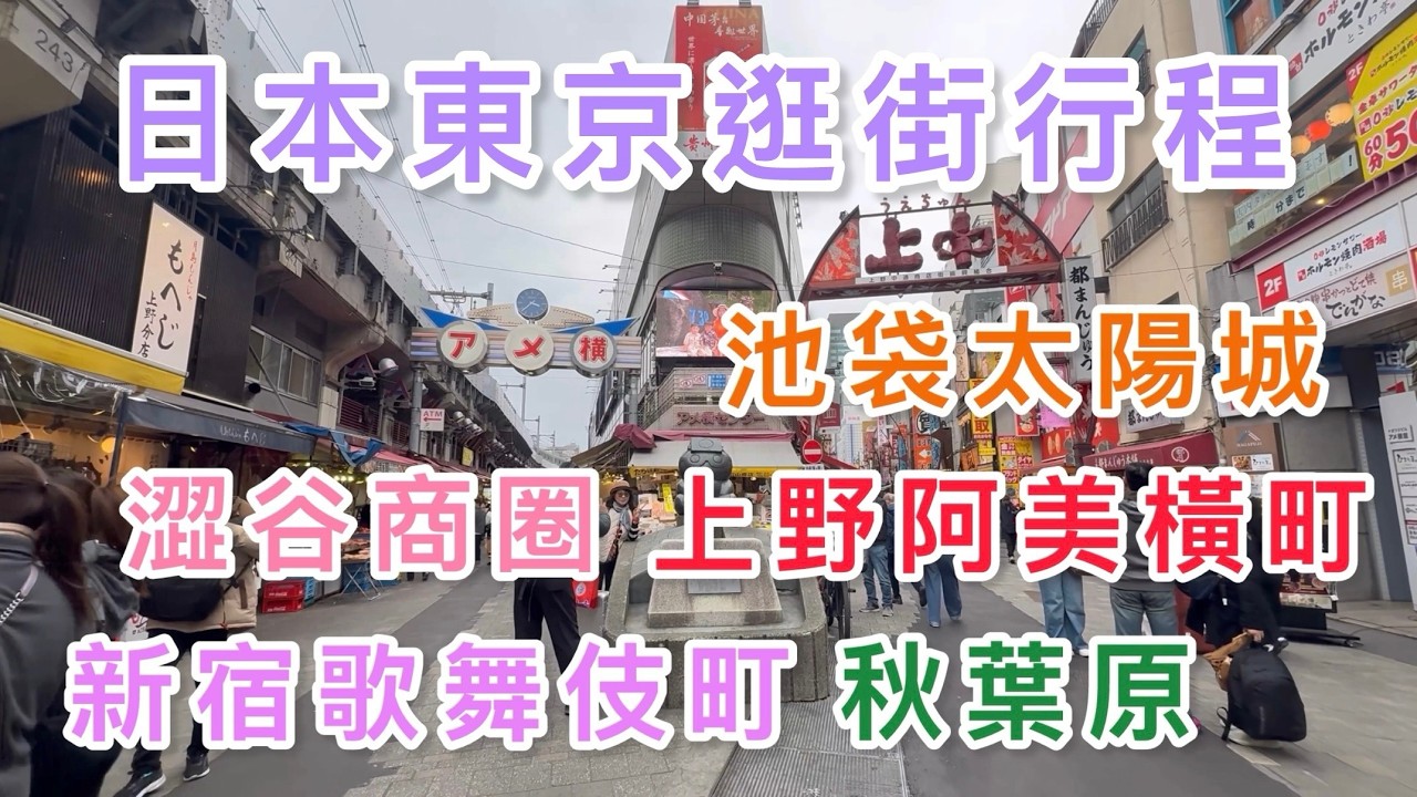 阿芮の旅遊日誌-【日本東京】逛街行程介紹