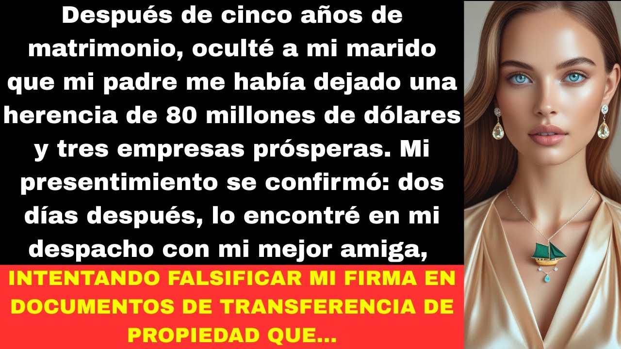 Después de cinco años de matrimonio, oculté a mi marido que mi padre me había dejado una herencia...