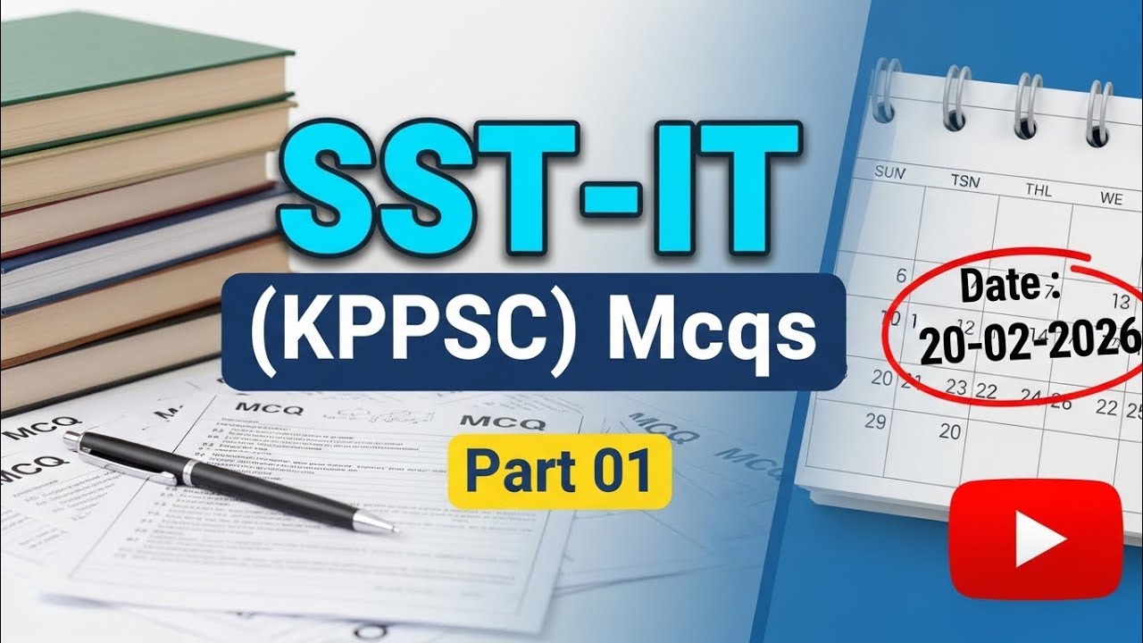 Today SST-IT paper Mcqs (part 01) || KPPSC || 20-02-2026. Botany Wallah