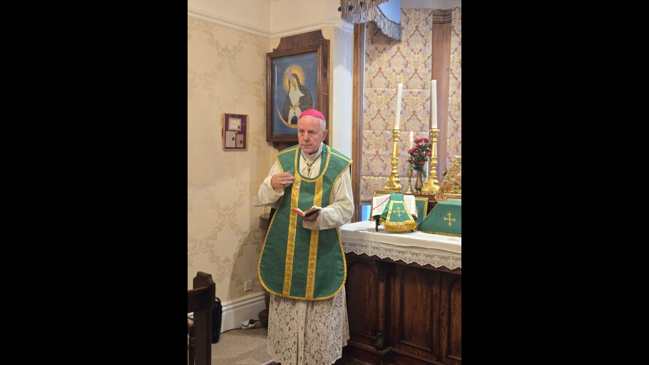 Notification about Bishop Williamson sermon of 19th January 2025.