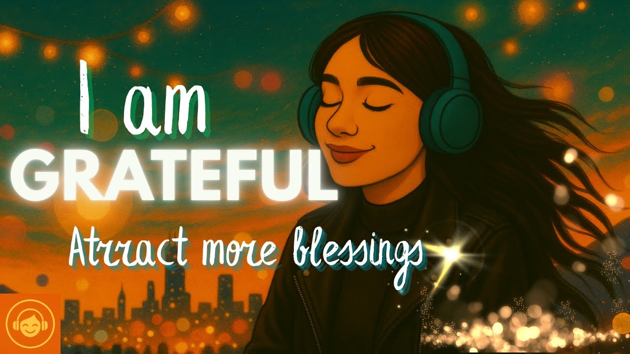 🌅 I Am Grateful – Soft Afro House Gratitude Affirmations | Raise Your Vibration & Attract Abundance