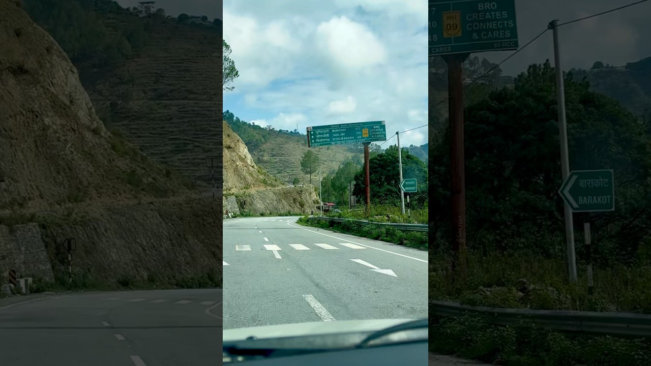 Beautiful mountains || road trip || #naturelovers #travel #explore #uttarakhand #mountains