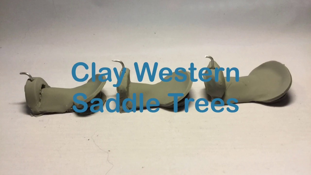 How to make clay Western Saddle trees for the model horse arena.