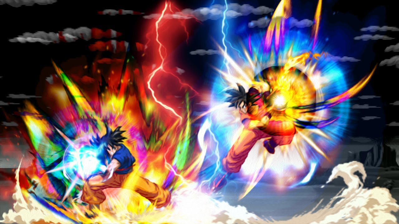 Son Goku vs WN-Goku. Dragon Ball Super MUGEN Multiverse