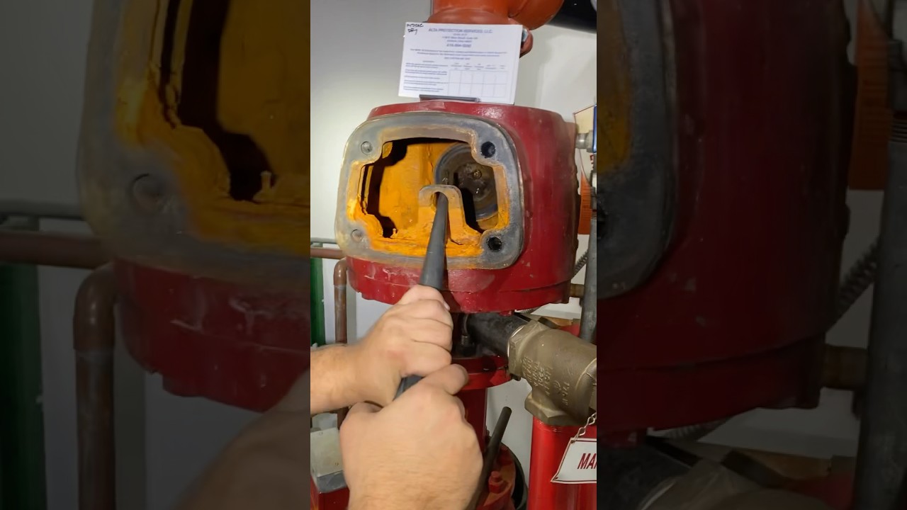 How to Reset a Dry Valve #fire #sprinkler #safety #work