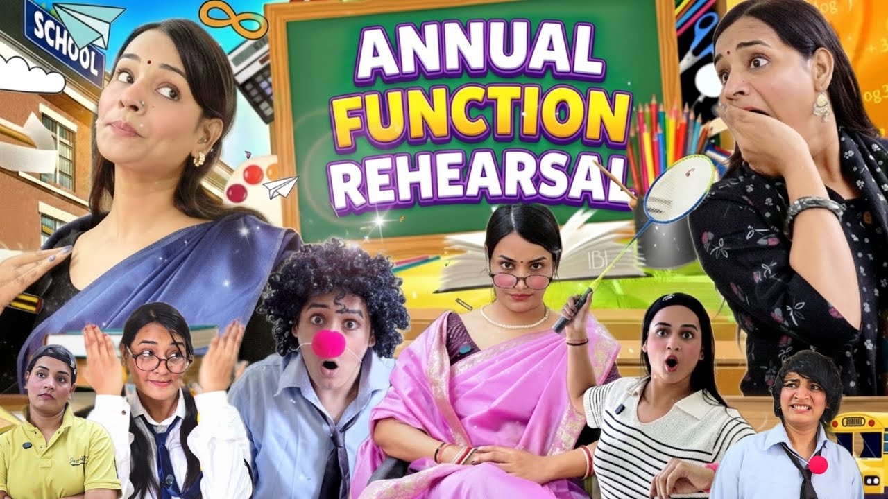 Annual Function Rehearsal Gone Wrong! |Creative Niaa | School Comedy Skit | 