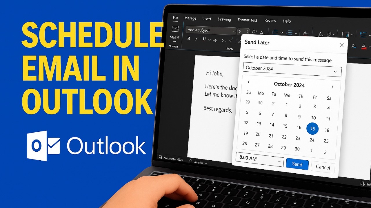 How to Schedule Sending an Email&ndash; New & Classic Outlook Versions (Delay Delivery Tutorial)