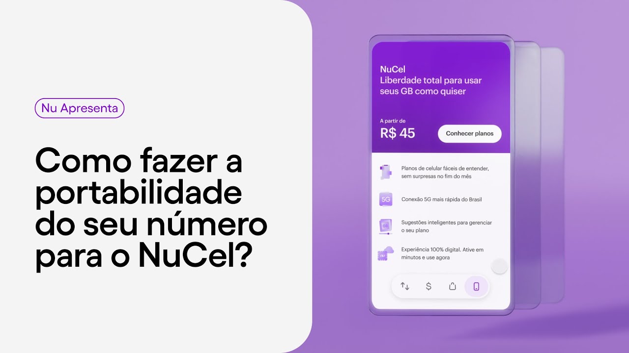 Como fazer a portabilidade do seu n&uacute;mero para o NuCel com chip f&iacute;sico e virtual?