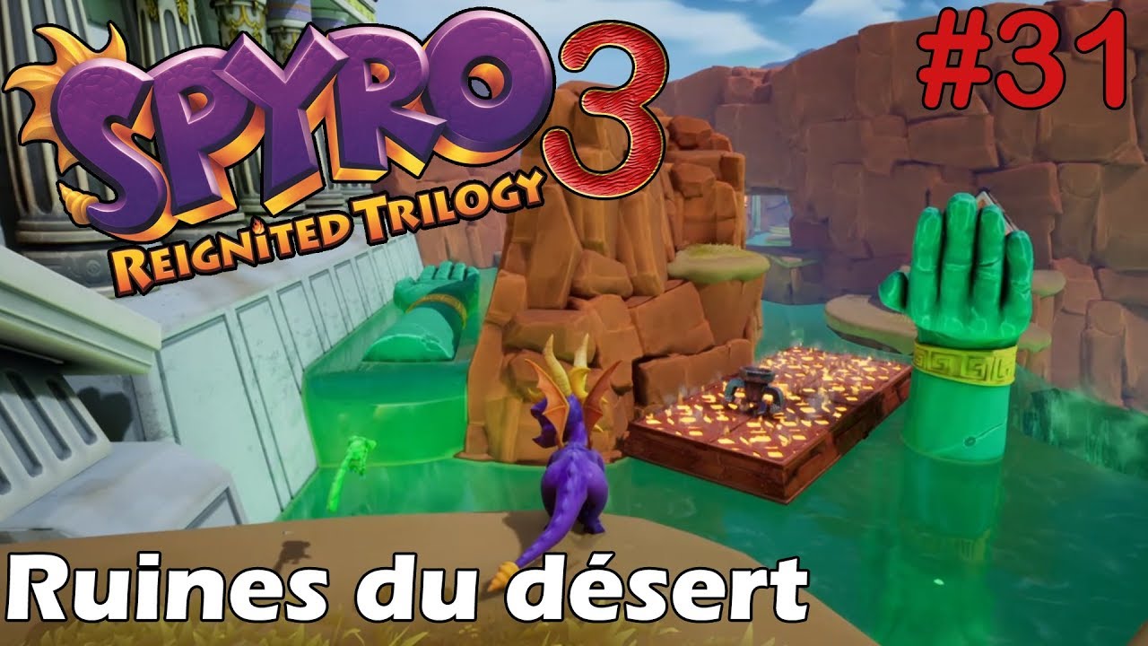 Spyro 3 - Reignited Trilogy - Ruines du désert 100%