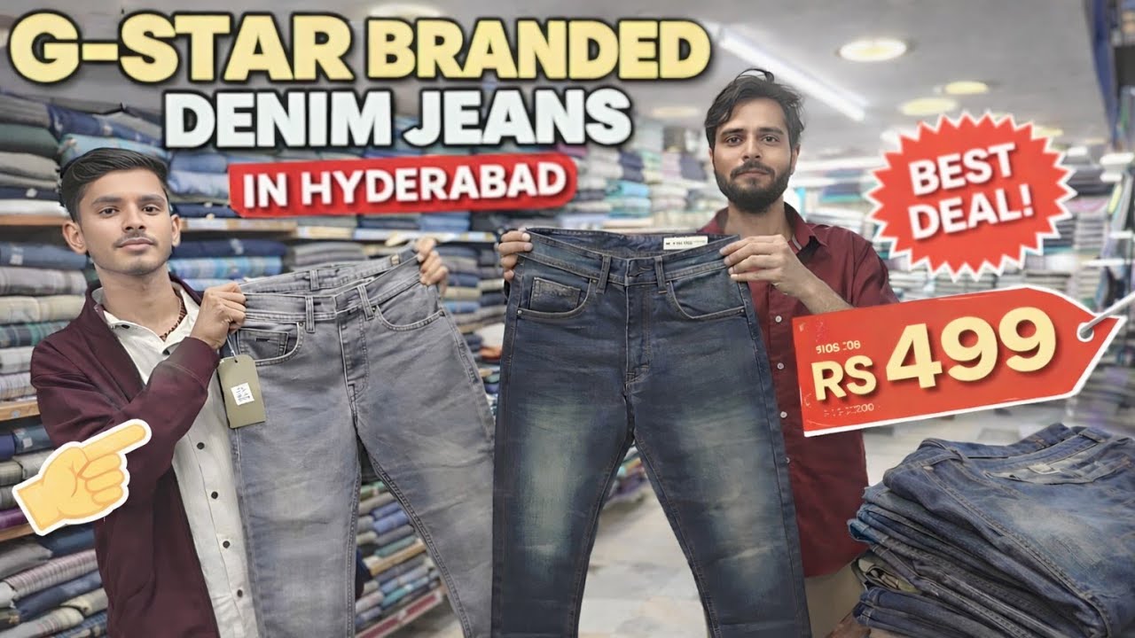 G-Star Branded Denim Jeans in Hyderabad 🔥 Cheapest Sankranti Collection | Brand Studio