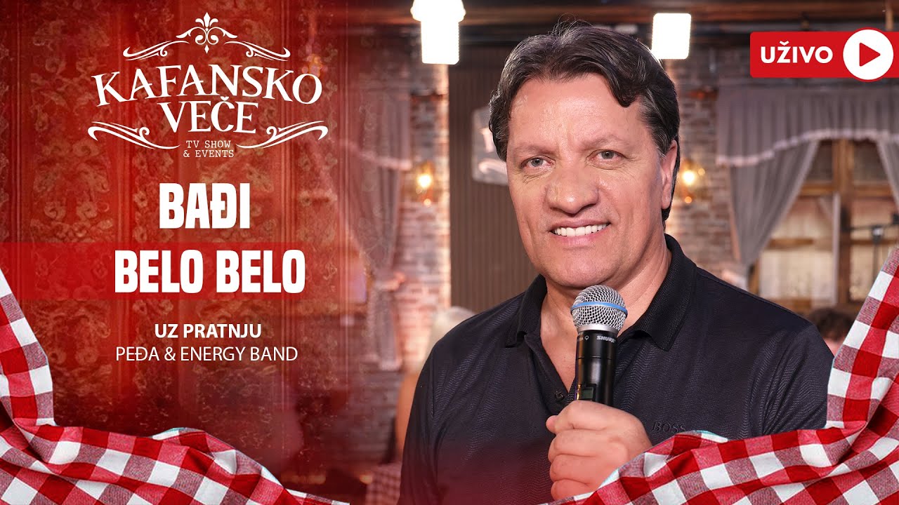 BADJI - BELO BELO | UZIVO | (PEDJA & ENERGY BAND) | 2024 | KAFANSKO VECE