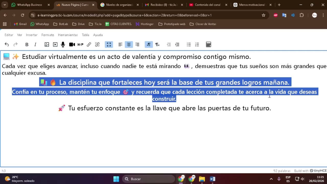 COMO ALINEAR EL TEXTO EN JUSTIFICANDO