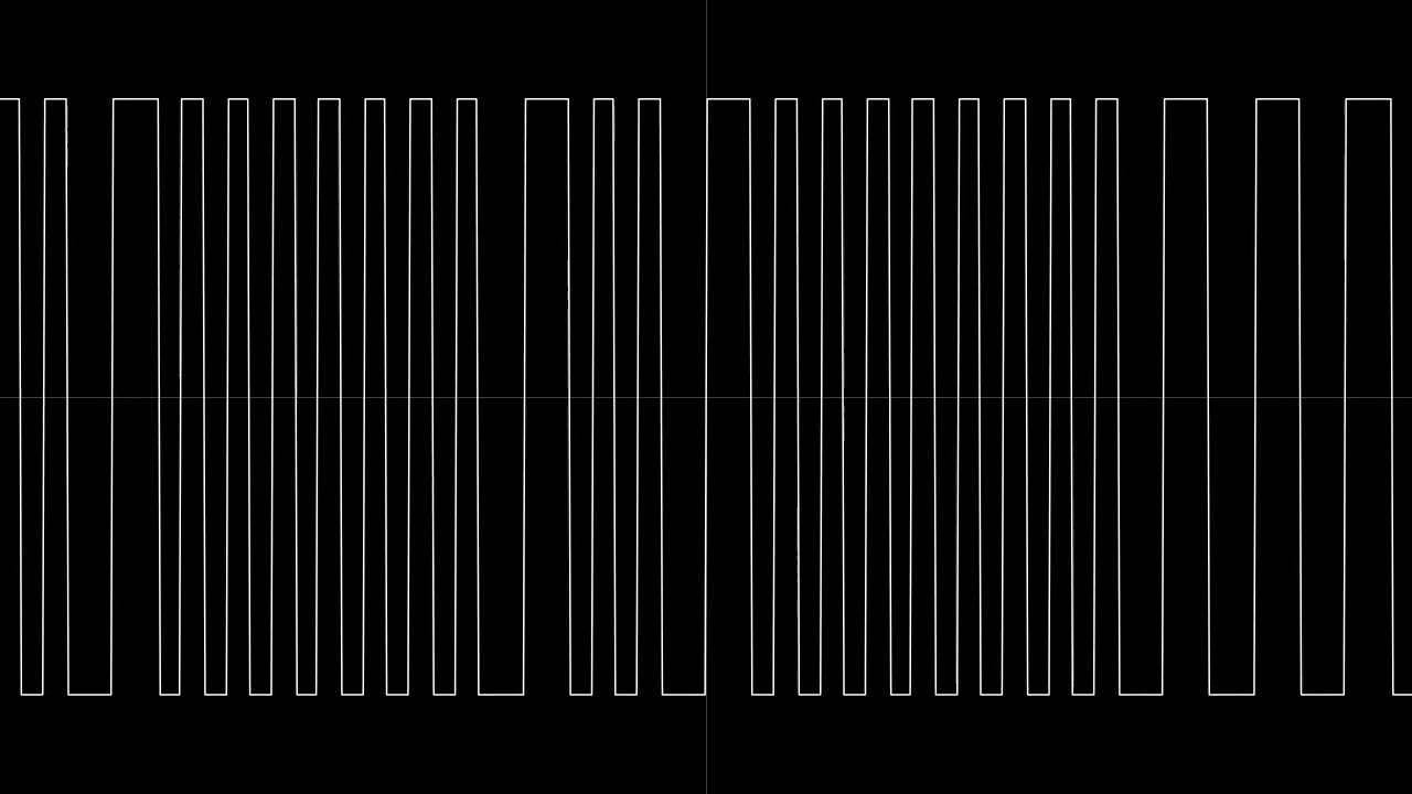 ZX Spectrum Loading Screen - Oscilloscope View