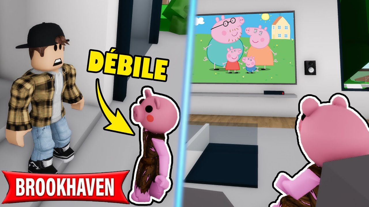 J'ADOPTE UN COCHON QUI PARLE, ELLE EST D&Eacute;BILE SUR BROOKHAVEN ! | ROBLOX BROOKHAVEN RP