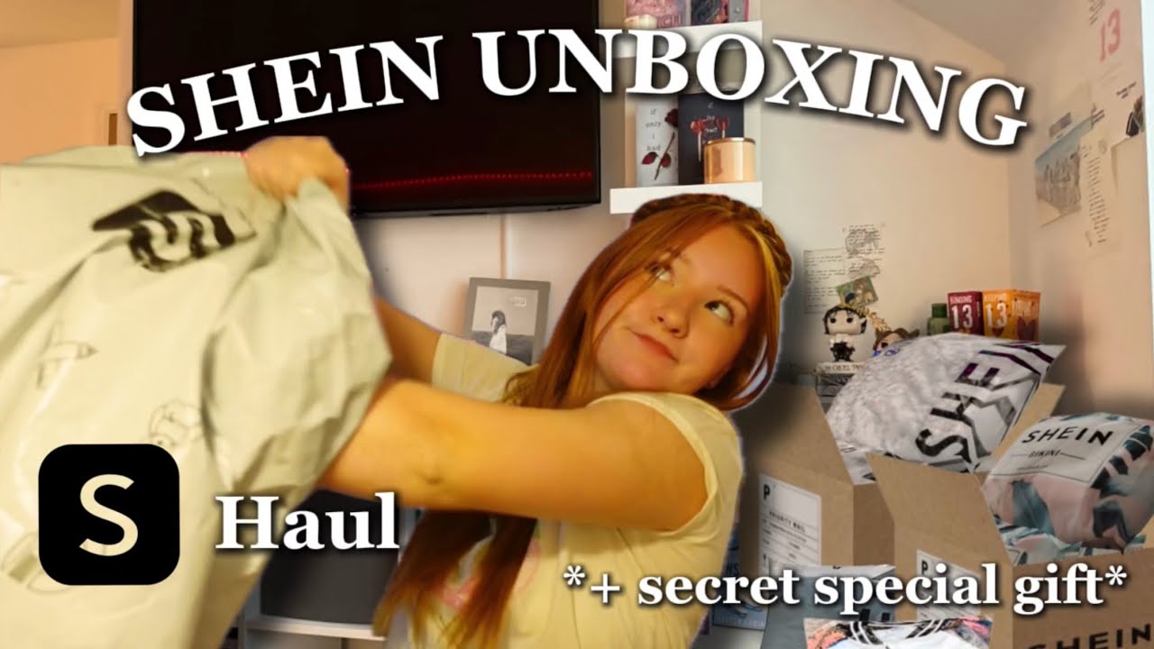 Распаковка SHEIN и костюм на Хэллоуин. *+ ОЧЕНЬ особенный подарок*