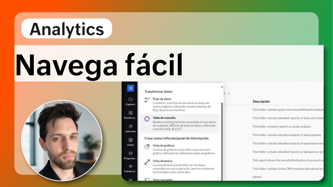 Tipos de Datos y Explorador de Archivos en Zoho Analytics | Guía Práctica - Parte 2