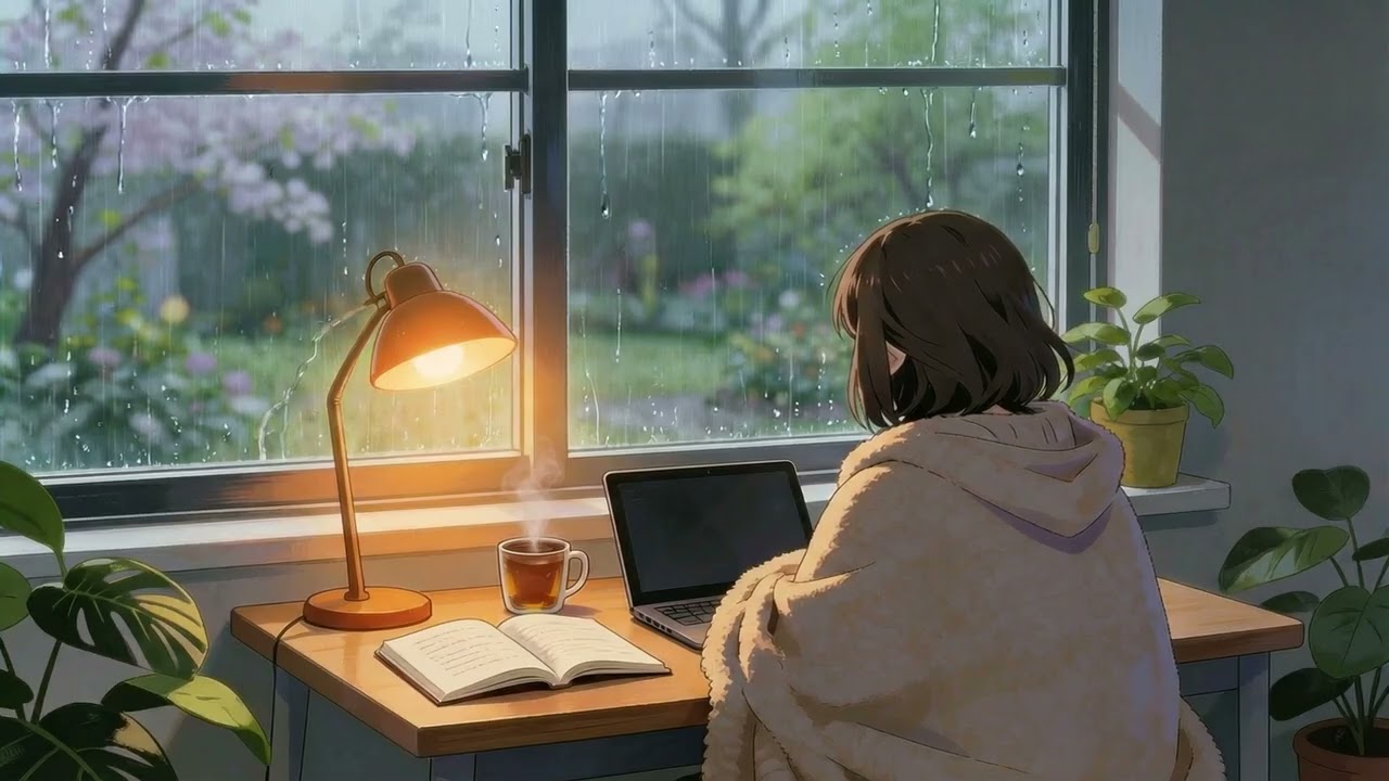Rainy Day Lofi – Cozy Study Beats with Rain Sounds for Reading & Relaxing [1 Hour]