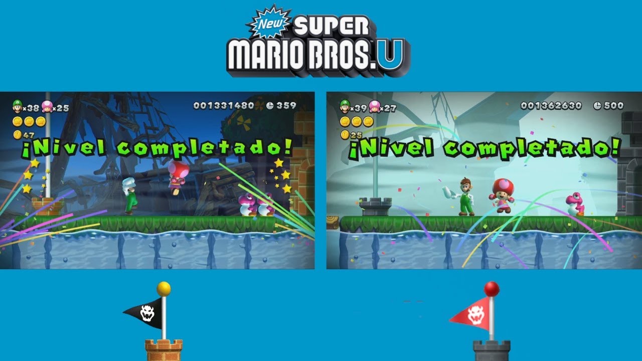 Todas las Salidas Secretas | New Super Mario Bros U