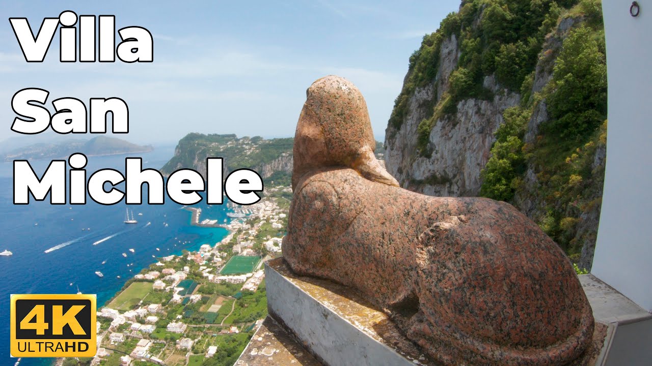 Villa San Michele of Anacapri, Italy (4K/60fps)