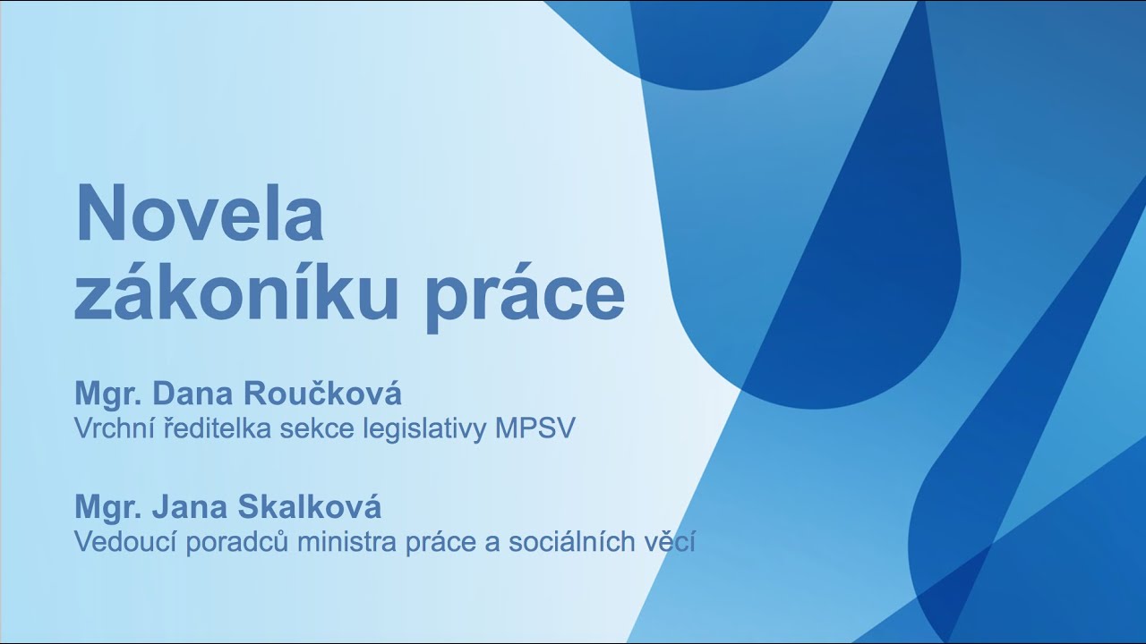 Novela zákoníku práce | 2024