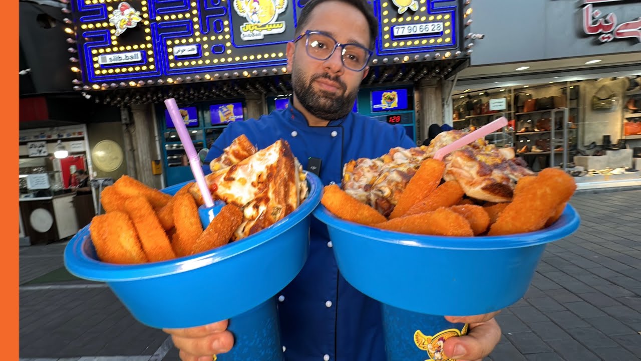 آیتم بشدت جذاب سیب پیتزا 🍟🍕به منوی سیب بال اضافه شده با ۳۰٪ تخـ فیف ویژه یک ماهه 📍شعبه هفت حوض
