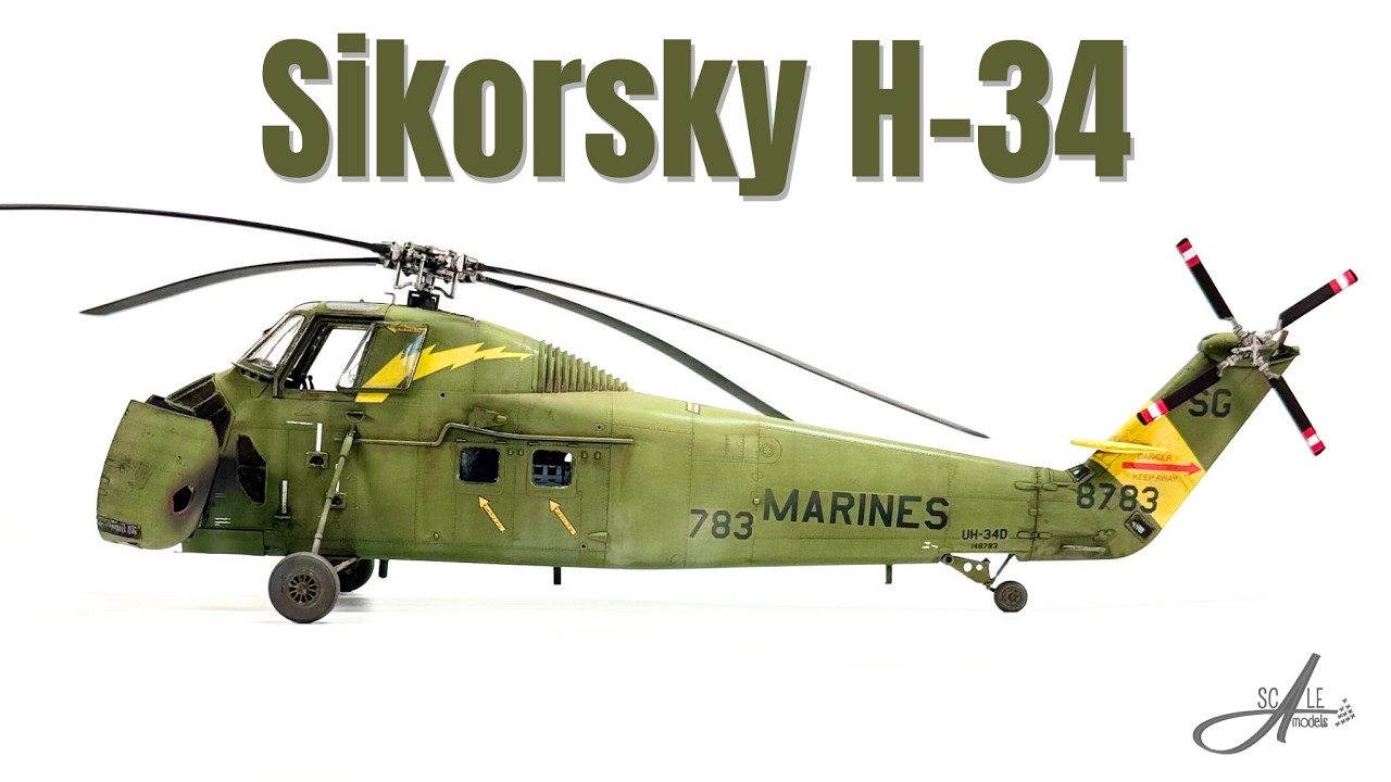 Sikorsky H-34 - Trumpeter 1/48 | Full build