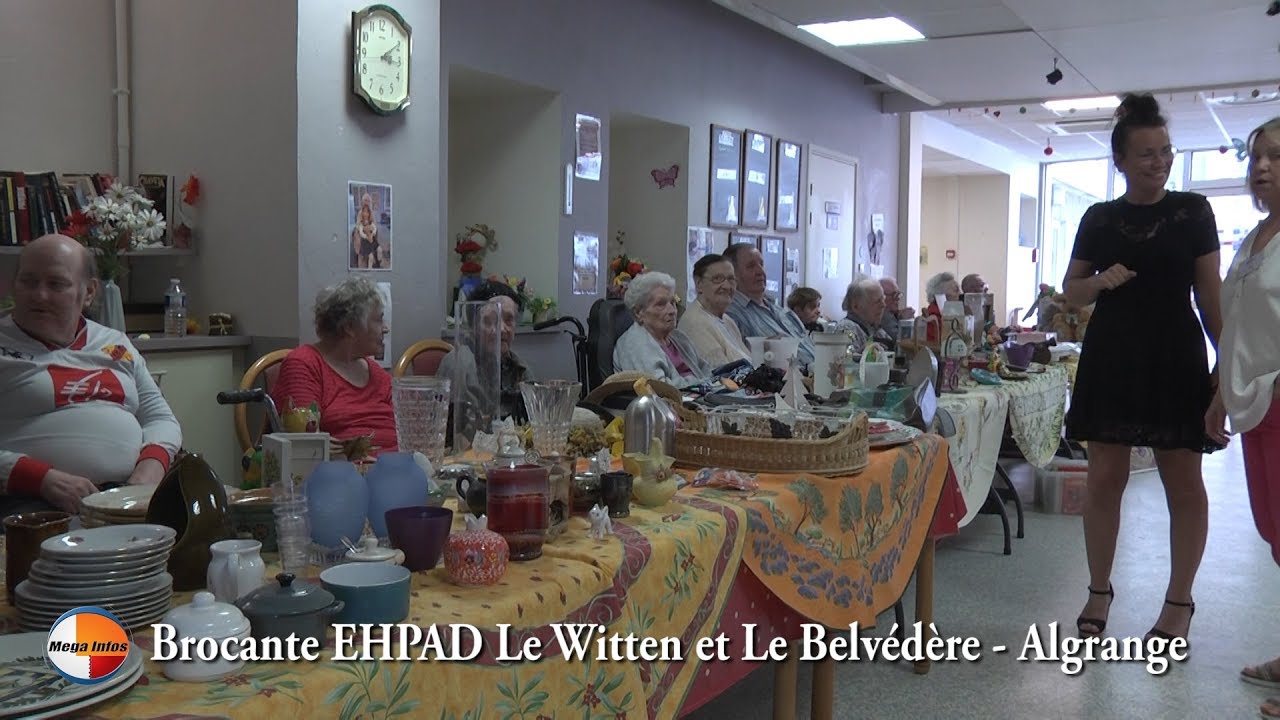 L'EHPAD Le Witten et le Belvédère d'Algrange ont organisé une brocante