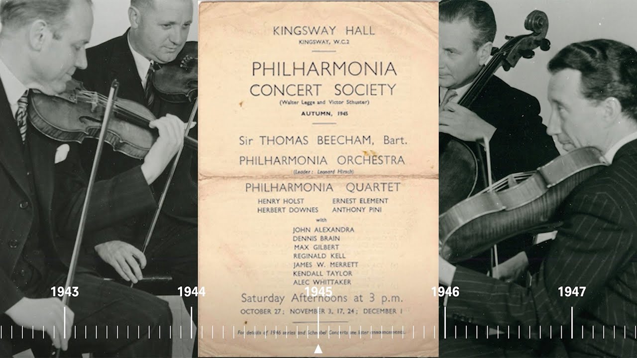 Philharmonia Orchestra: 80th Anniversary Timeline
