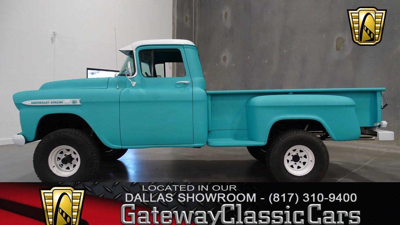 1959 Chevrolet Apache 4x4 Stock #71 Gateway Classic Cars of Dallas