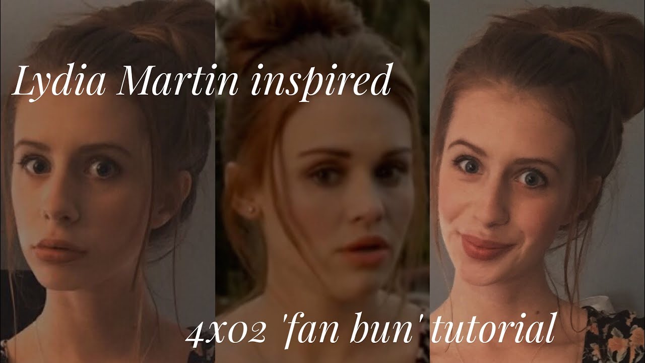 Lydia Martin Inspired 4x02 'Fan Bun' Tutorial