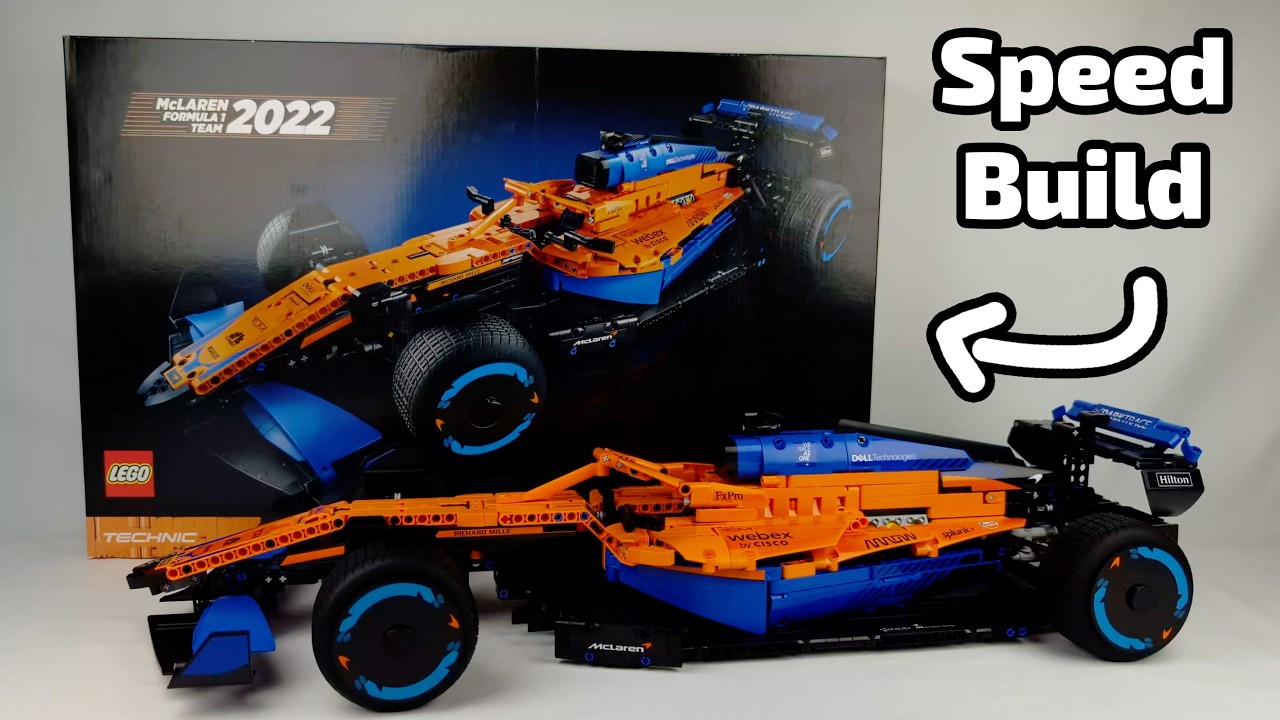 1434 pieces in mins! | Speed Build EP5 (LEGO Technic McLaren Formula 1™ Race Car #42141)
