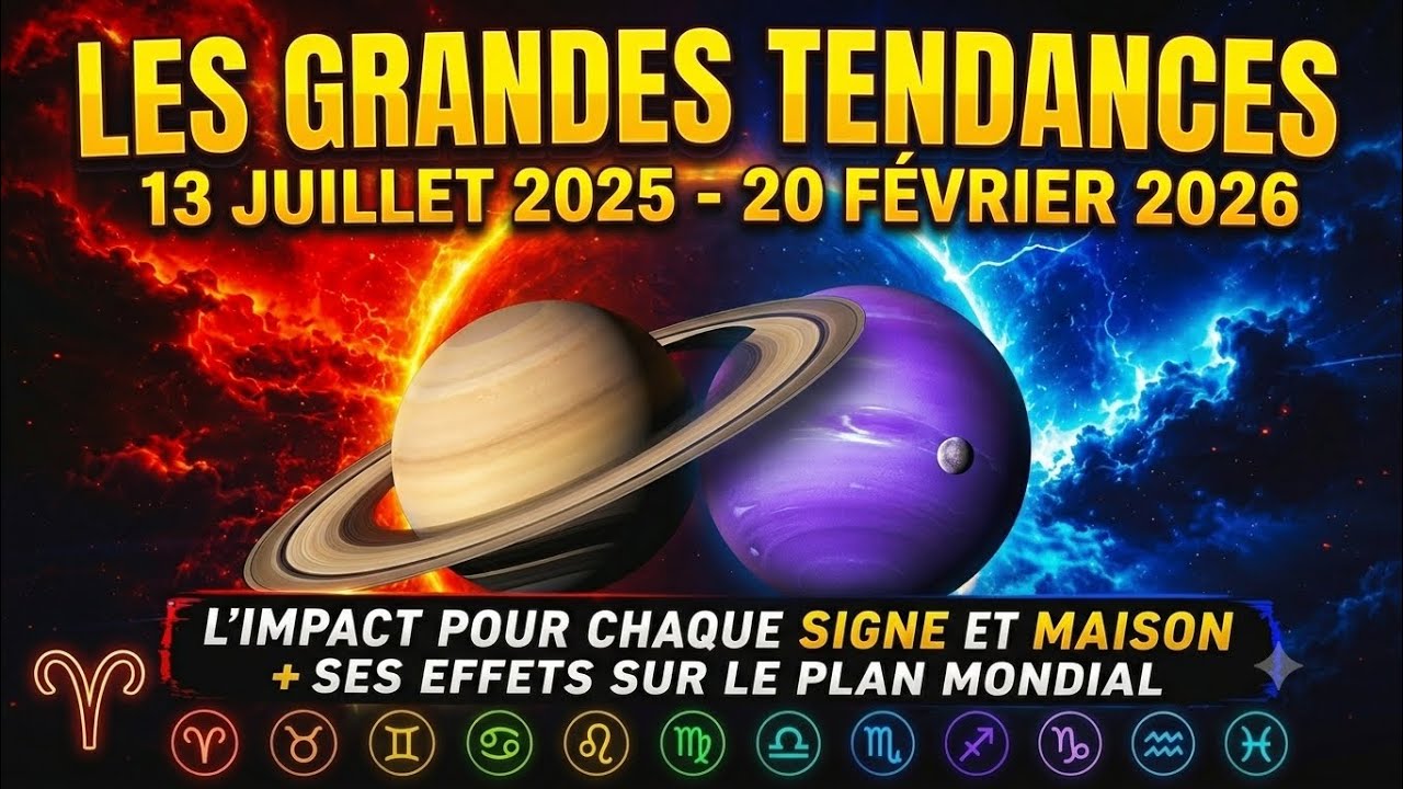 IN&Eacute;DIT! LA CONJONCTION SATURNE-NEPTUNE : LES GRANDES TENDANCES DE D&Eacute;BUT 2026 &Agrave; LA LUMI&Egrave;RE DES ASTRES
