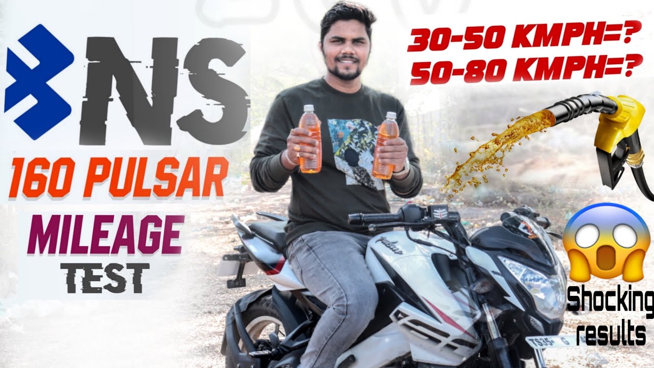 Ns160 PULSAR  BAJAJ Mileage Test⛽️Shocking results😱|In TELUGU|SAIKIRAN BADUGU VLOGS|#ns160#ns160bs