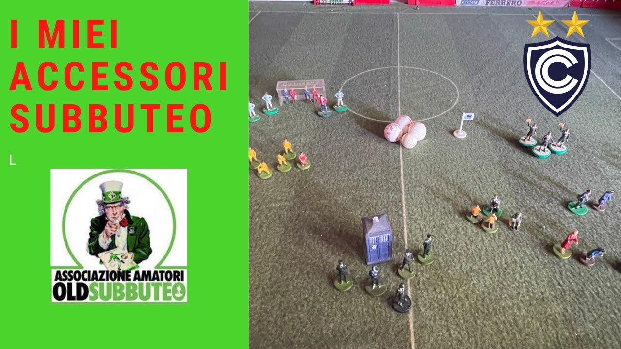 Subbuteo   I miei accessori #tablesoccer #oldsubbuteo #subbuteo #stadisubbuteo #stadisubbuteo