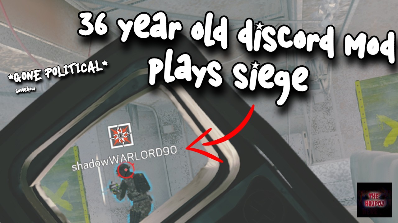 36 Year Old Discord Mod Trolls Rainbow Six Siege (Rainbow Six Siege Trolling)