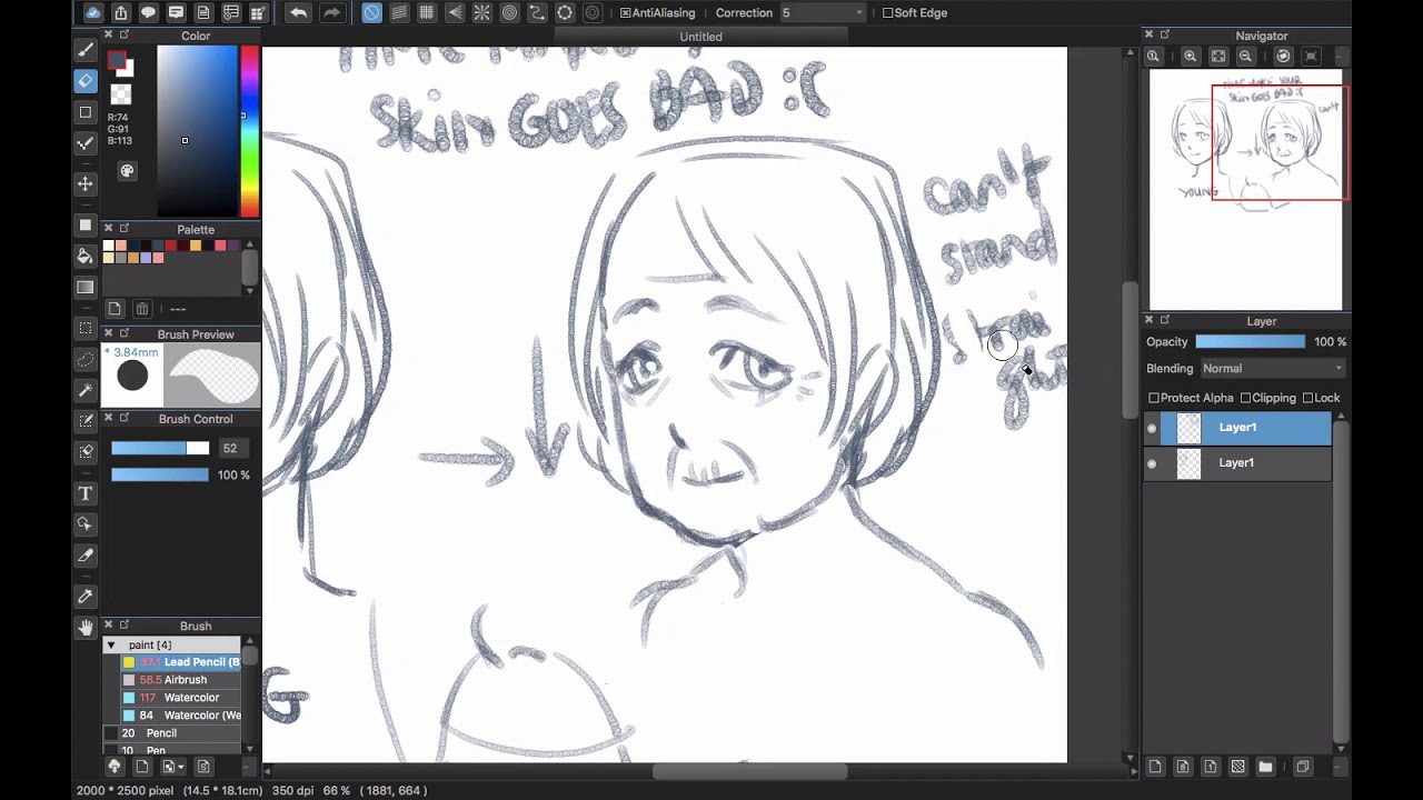 [How I Draw] How to Draw Old people