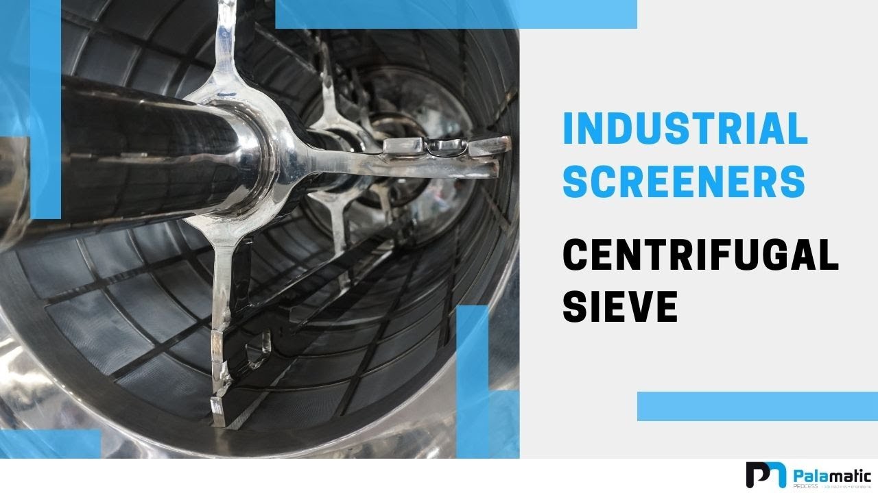 Centrifugal screener - Controls and protects your production line | Palamatic Process Inc.