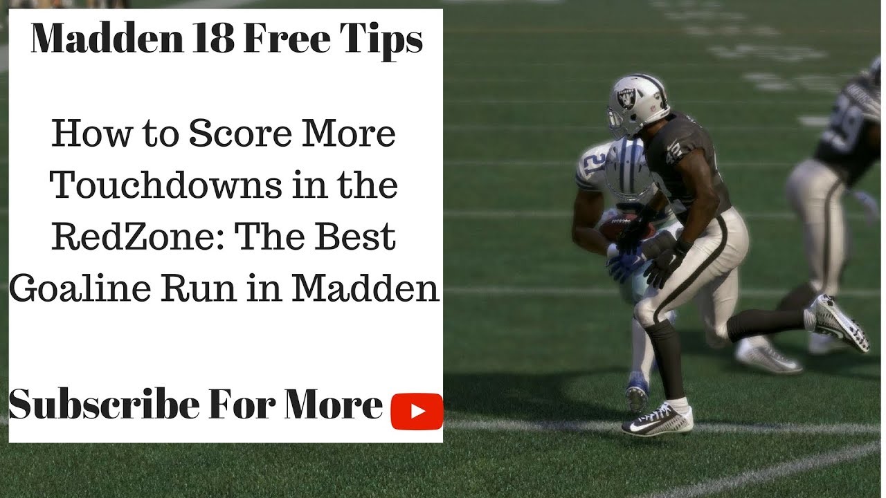 Madden 18 Tips - How to Score More Touchdowns in Madden 18: Free Goal-line Scheme